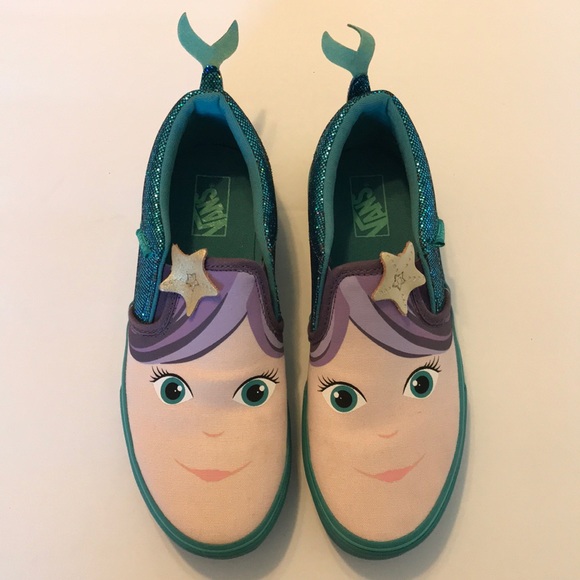 Vans Other - 🧜‍♀️ Girls Mermaid Slip On Vans